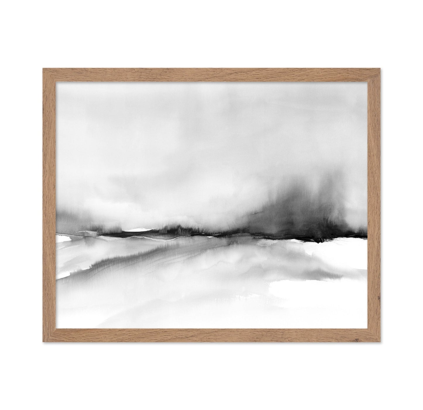 Abstract Ink Landscape