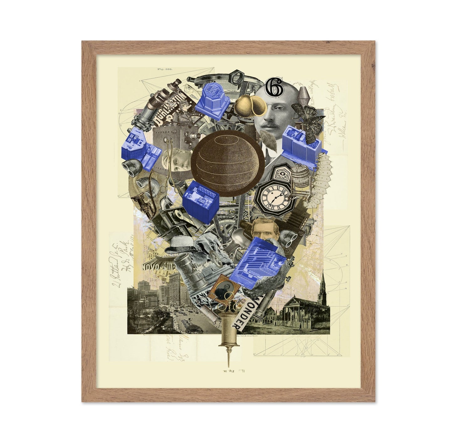 Vintage Invention Collage