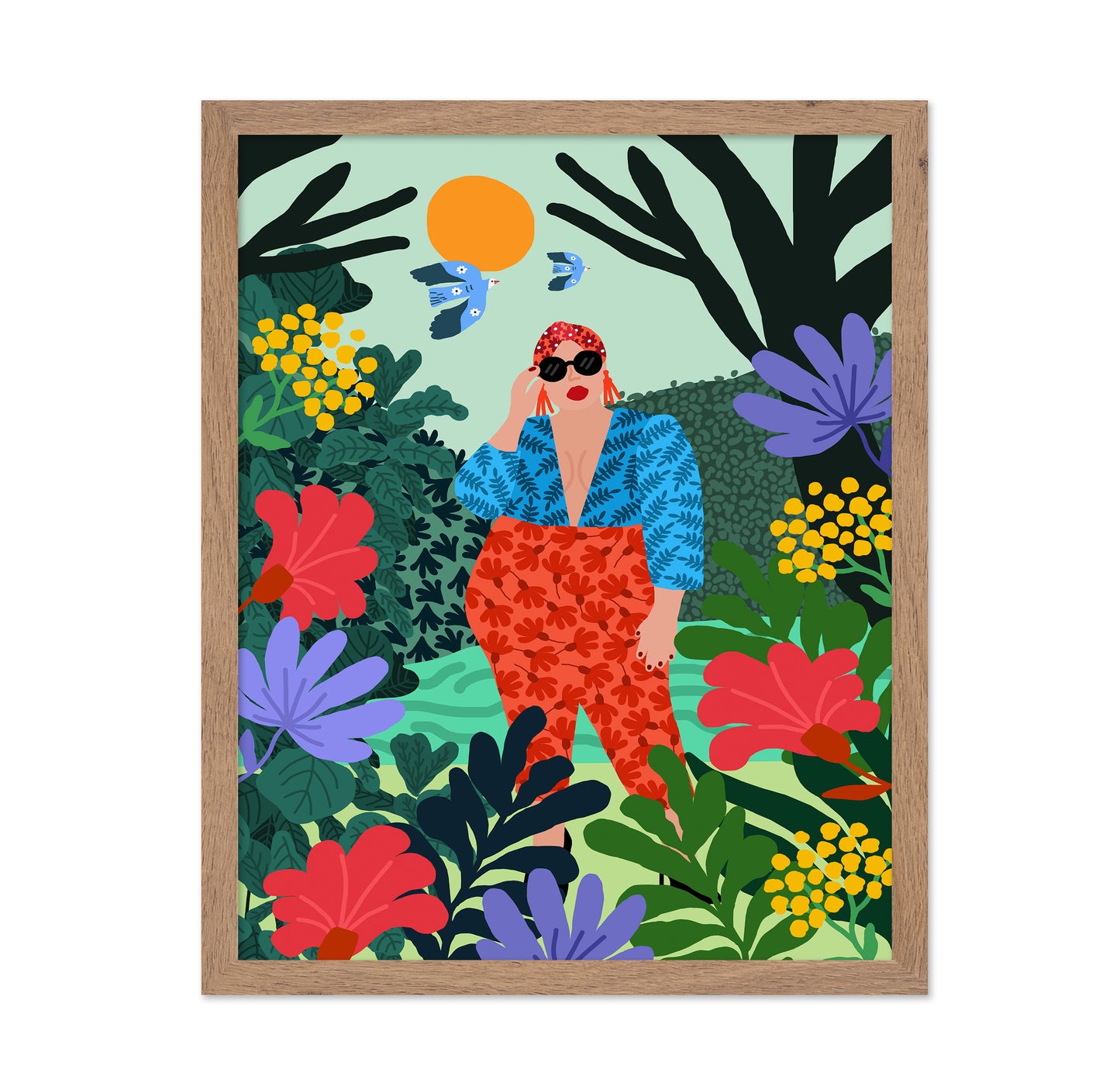 Garden Fashion Pose