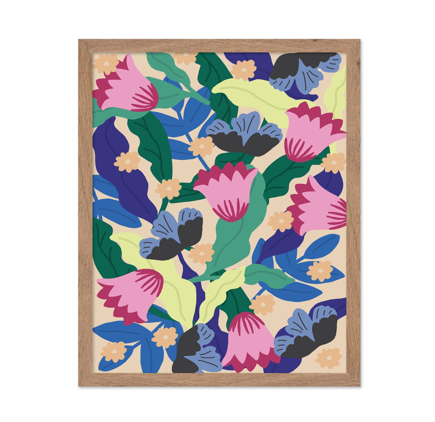 Bold Floral Pattern No1
