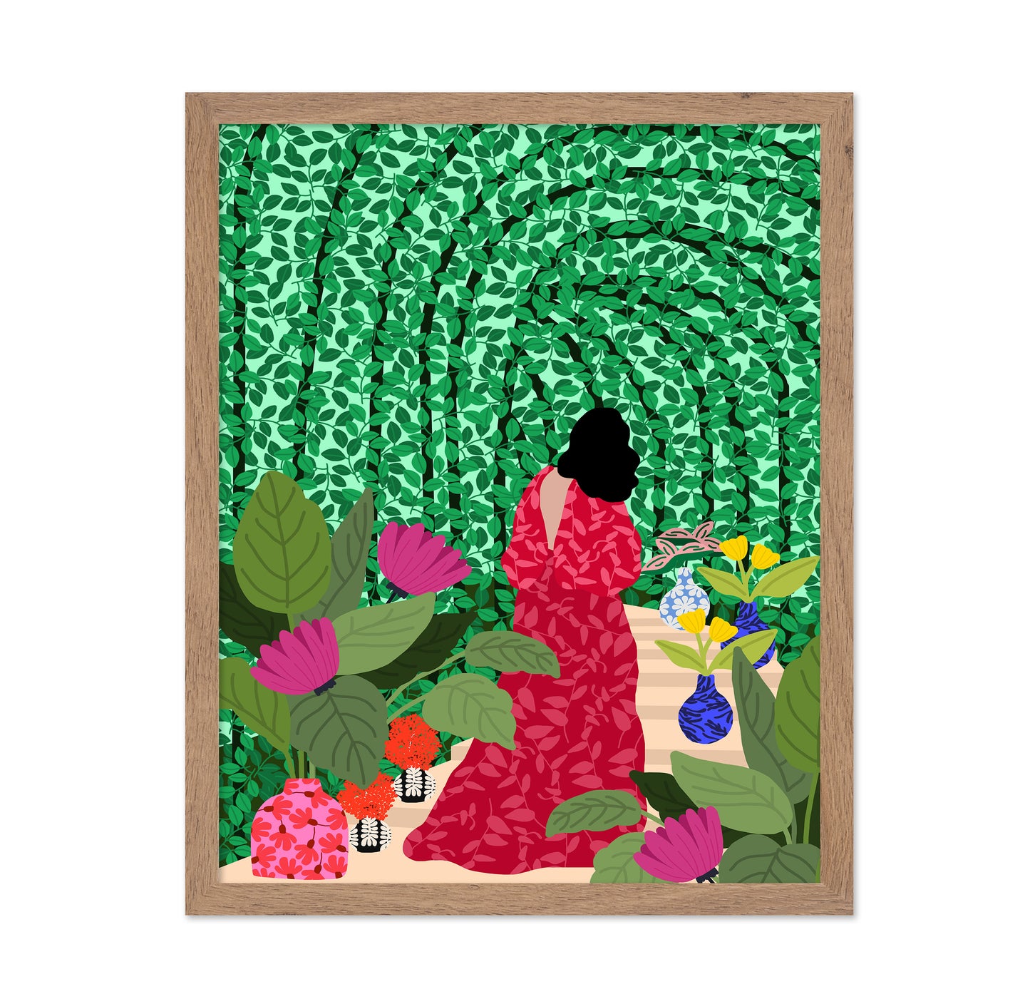 Garden Walk Woman