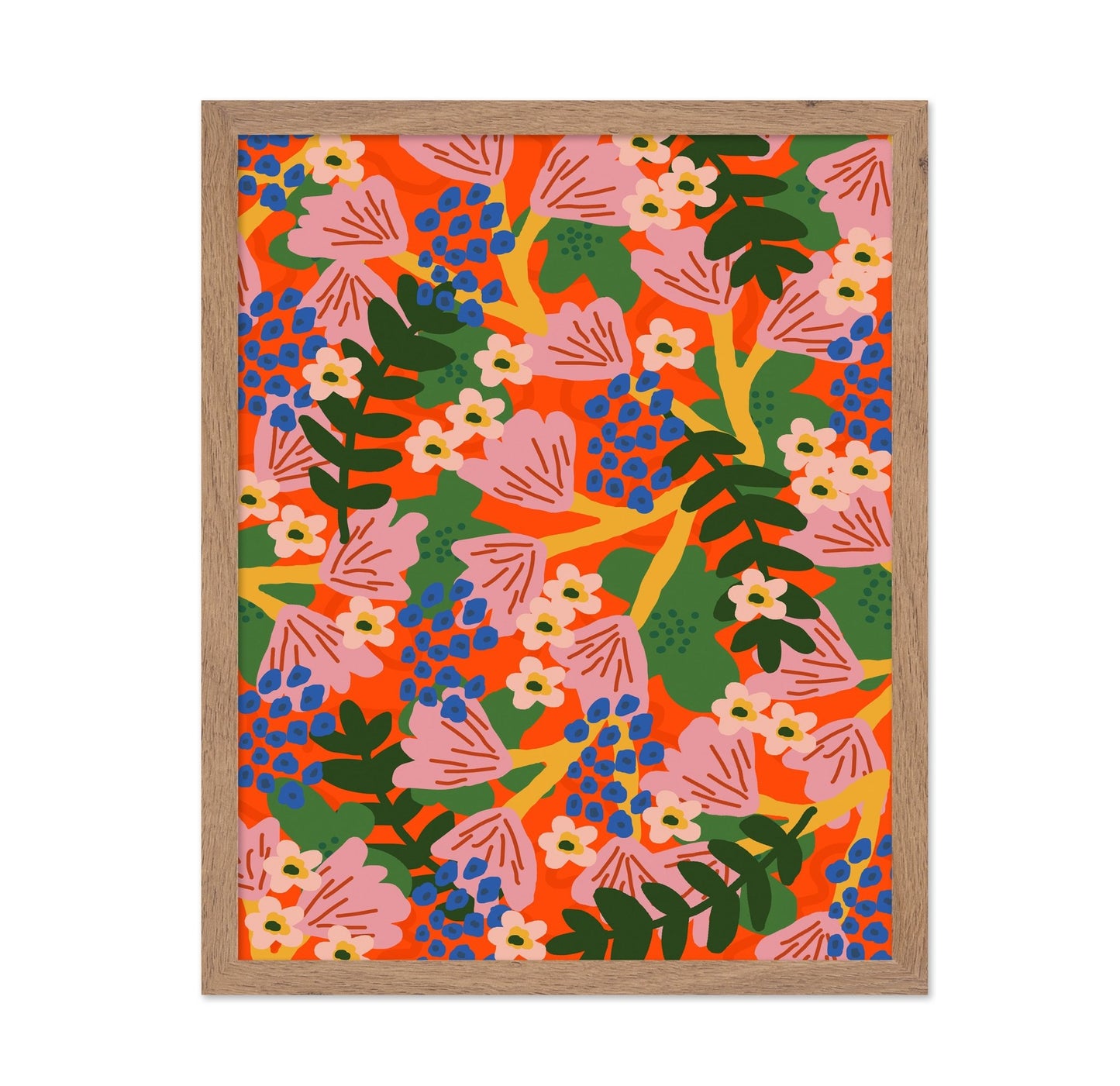 Vibrant Floral Pattern No1
