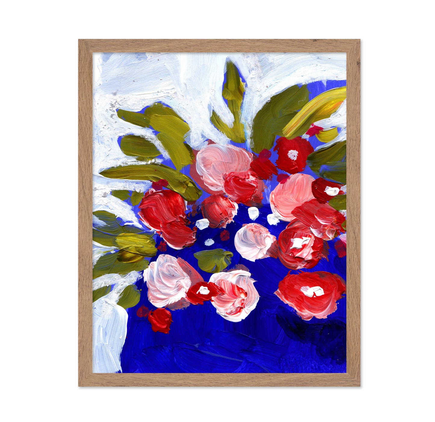 Blue Vase Blooms