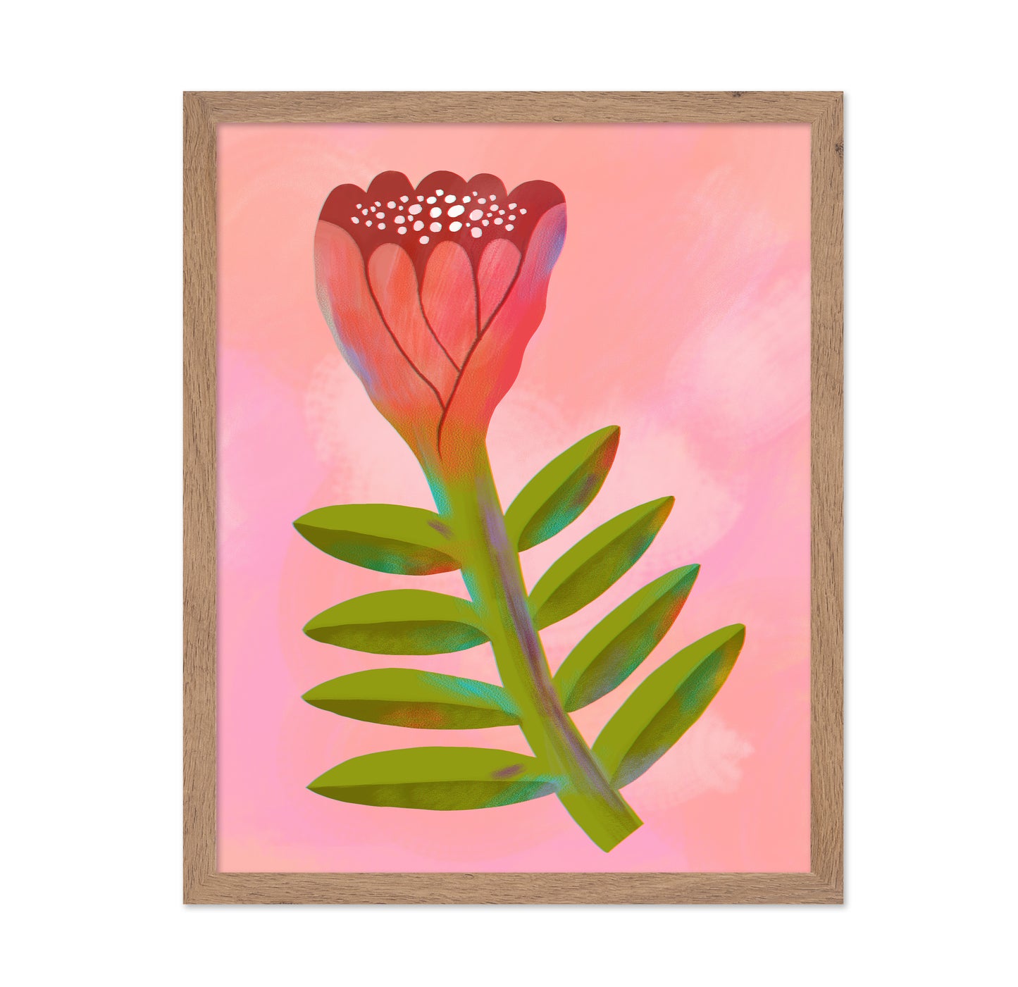 Pink Stem Blossom