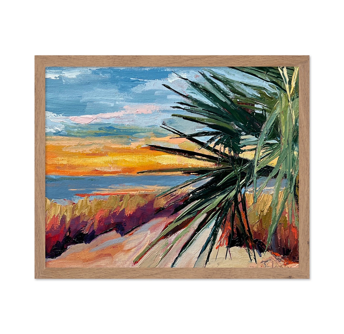 Coastal Palm Sunset