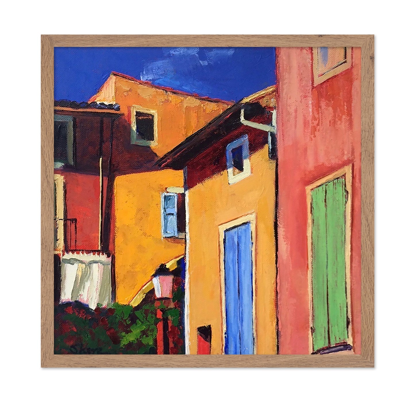 Colorful Village Houses