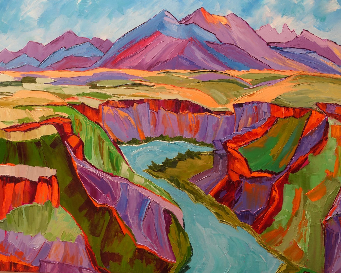 Sunset Canyon River