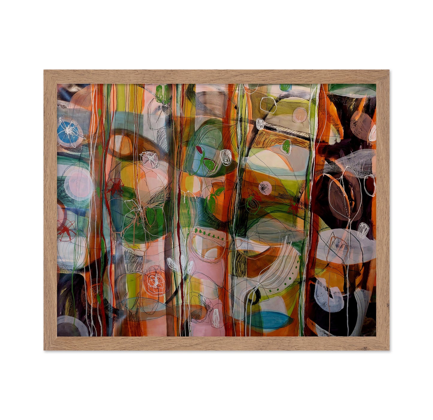Layered Abstract Garden