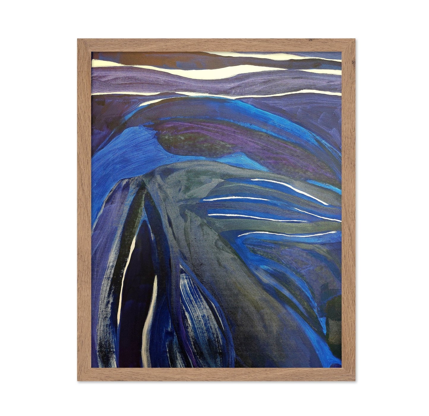 Midnight Blue Landscape