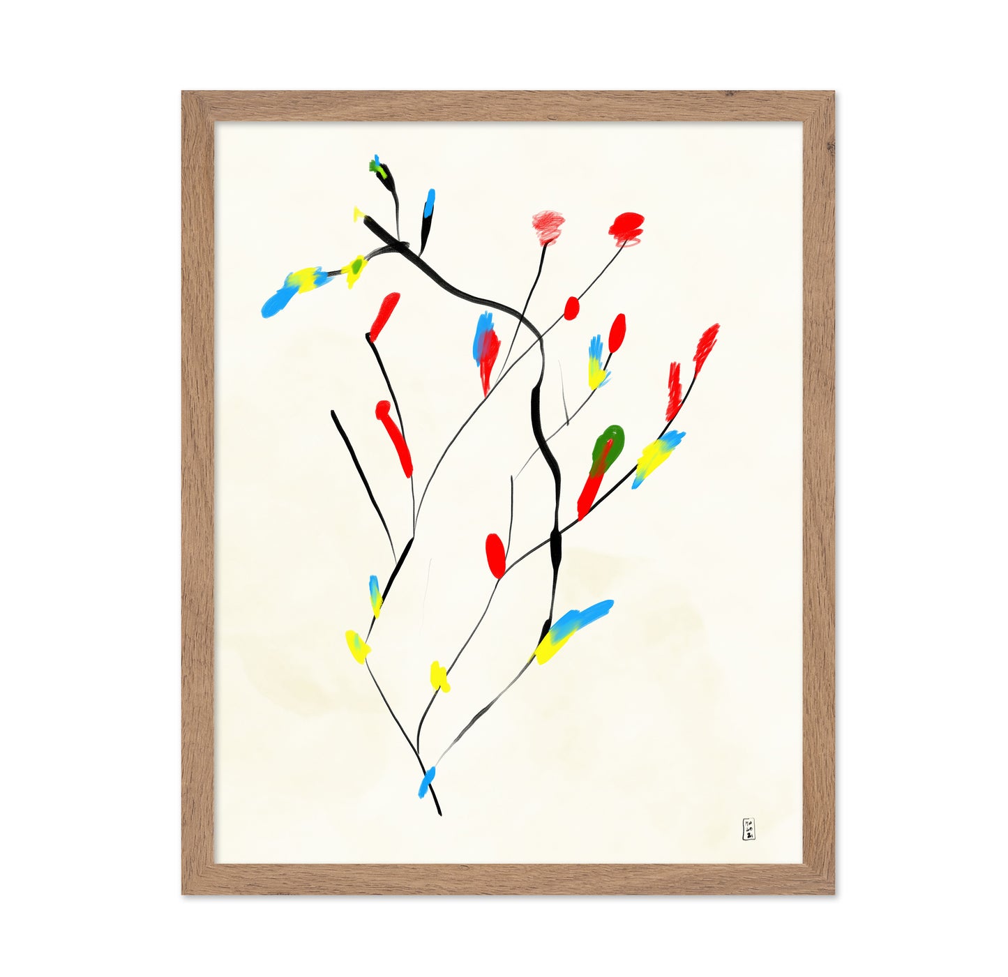 Colorful Abstract Branch