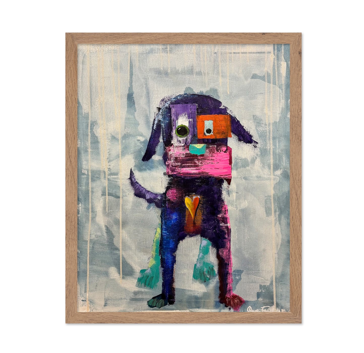 Colorful Dog Friend
