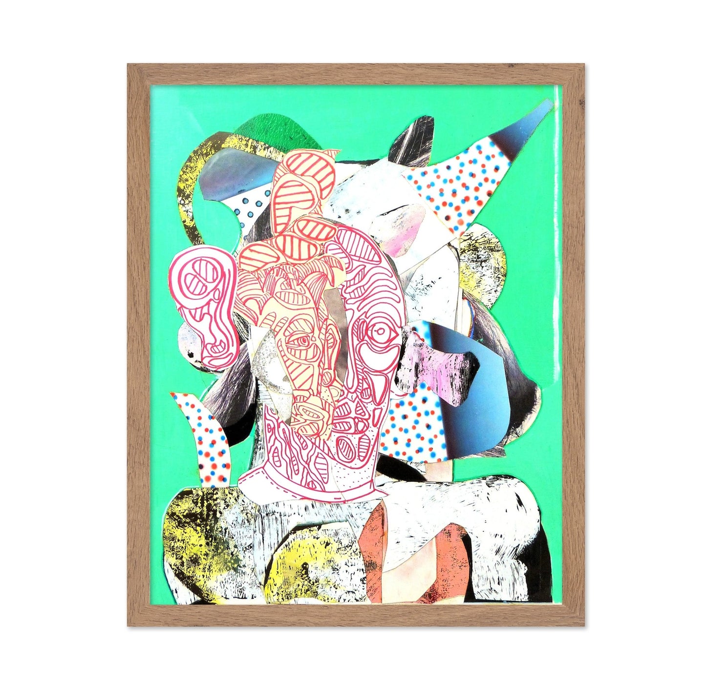 Abstract Line Face Portrait