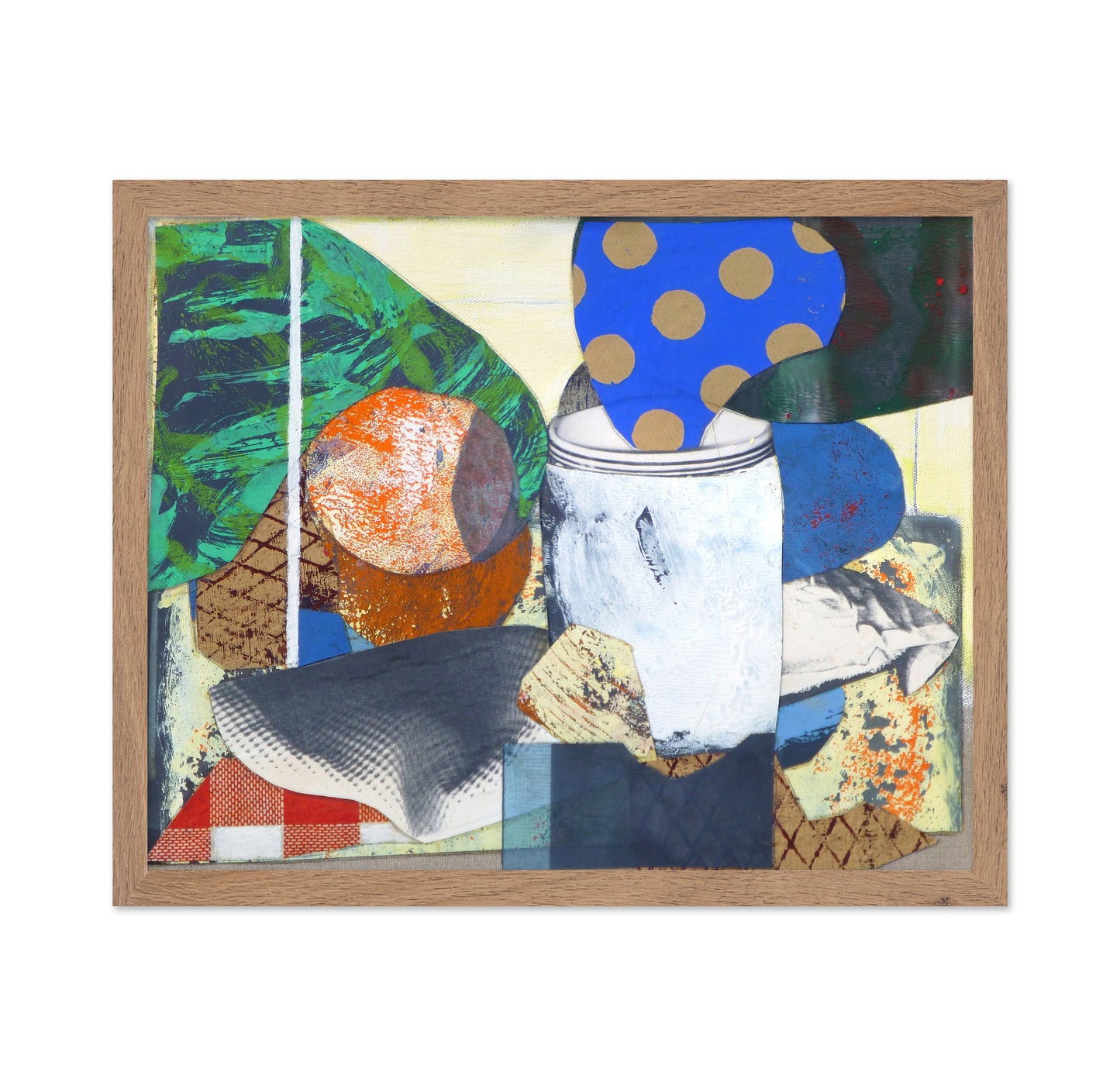 Orange Vase Collage