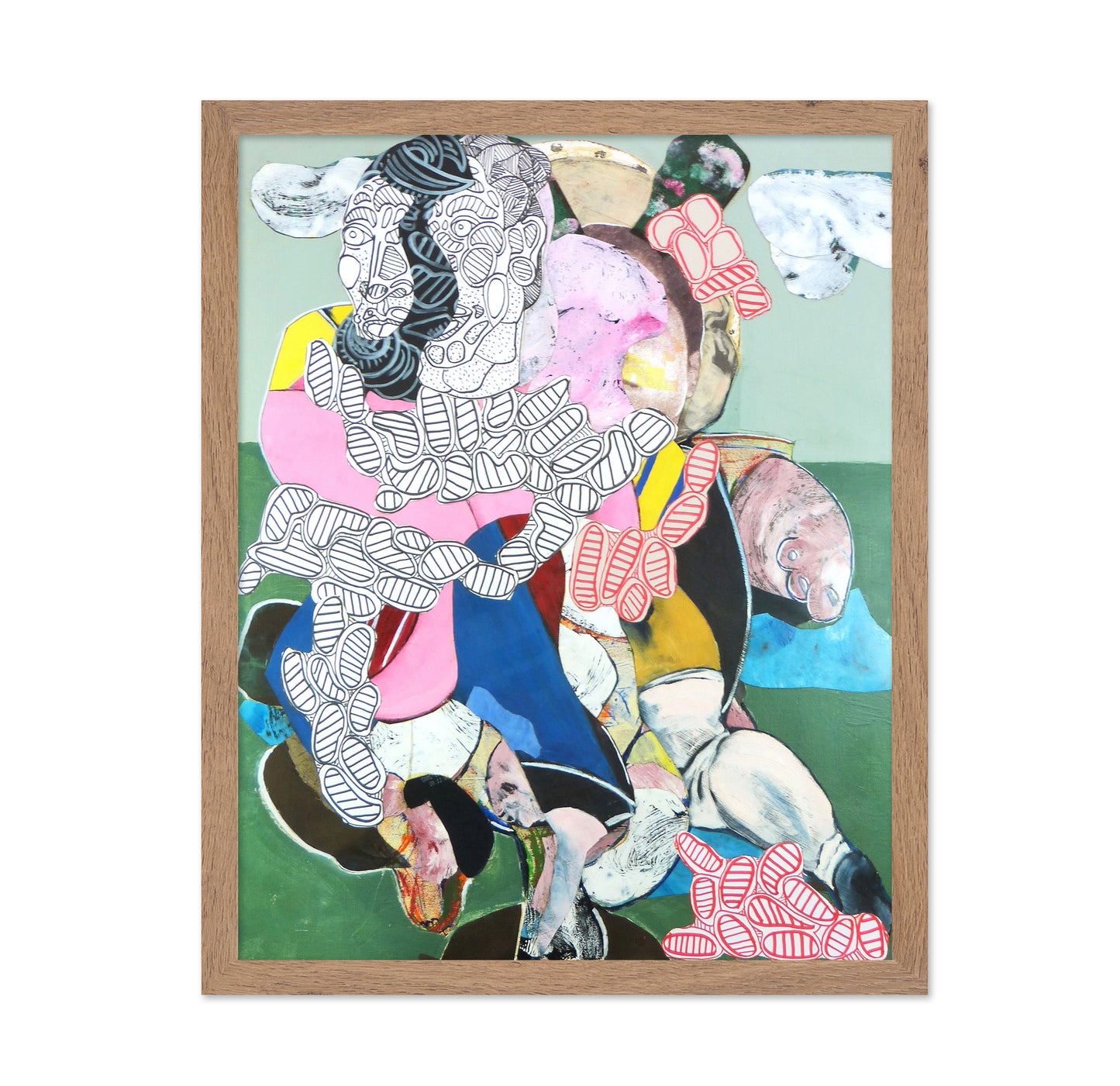 Abstract Father And Child
