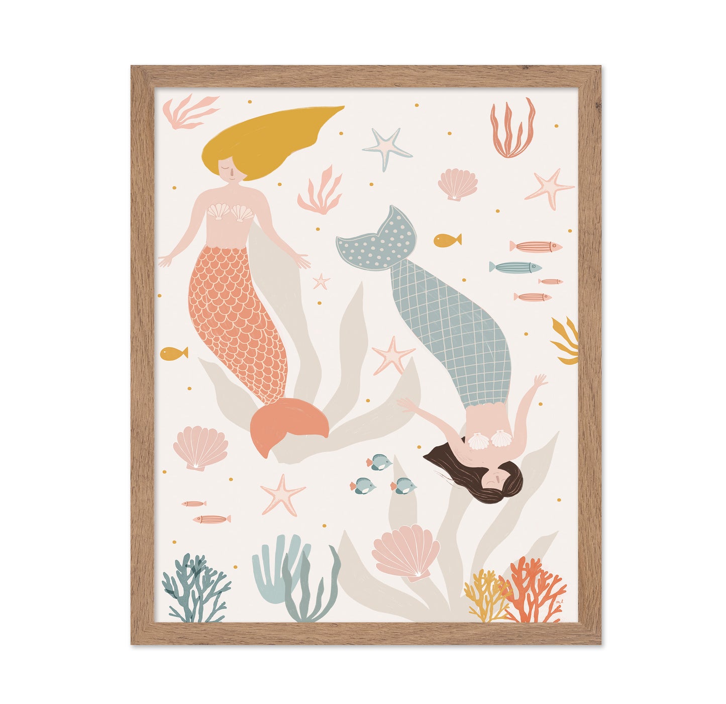 Pastel Mermaid Duo