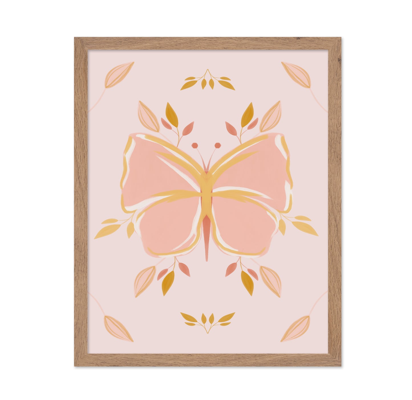 Pastel Butterfly Bloom