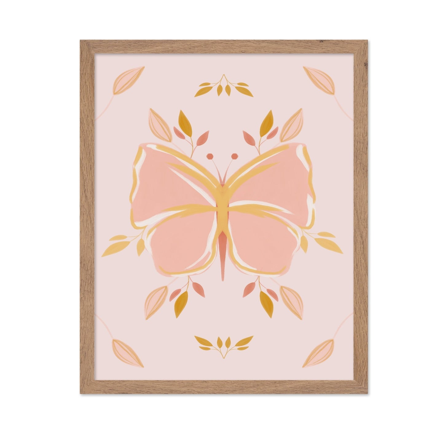 Pastel Butterfly Bloom