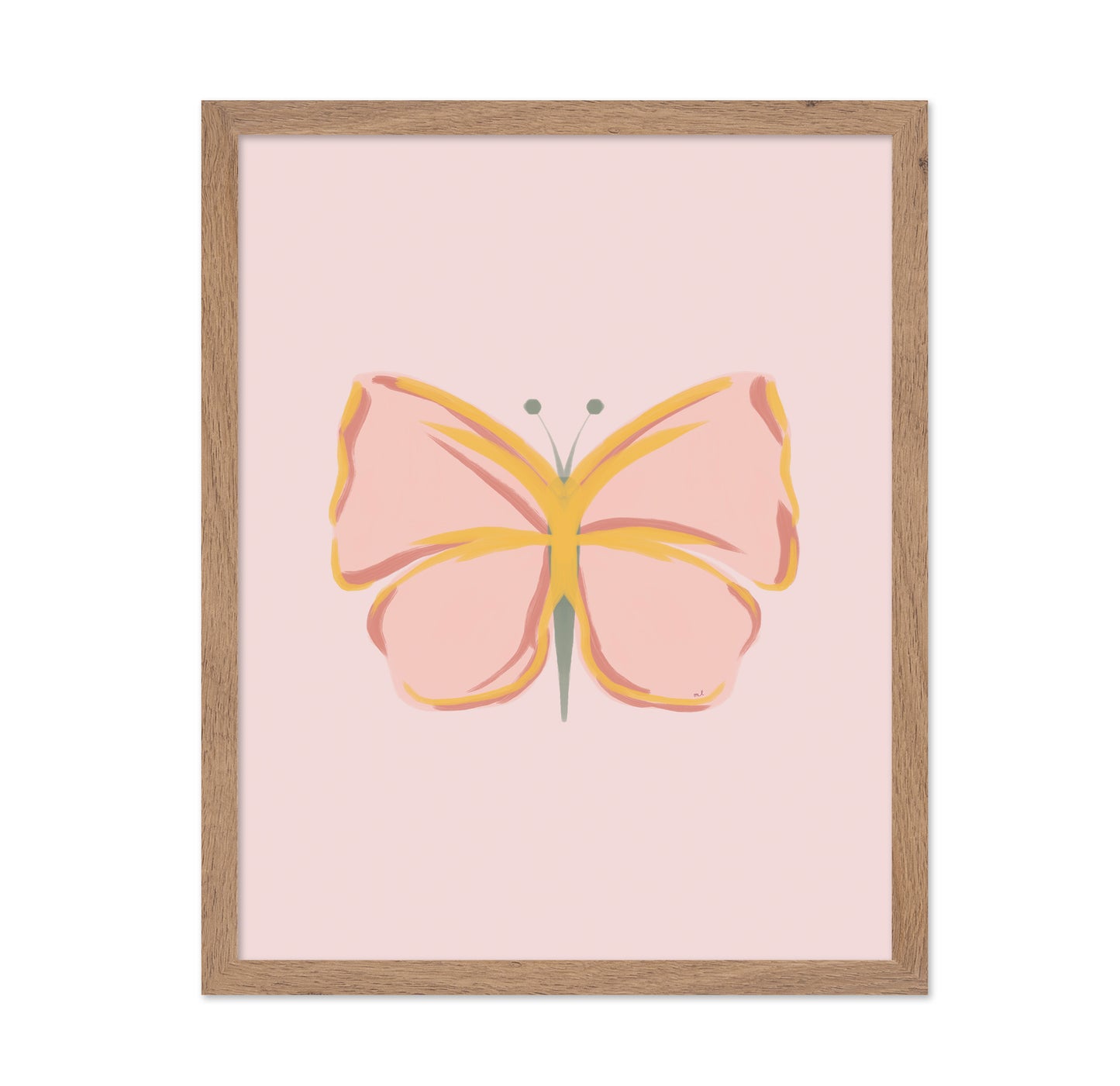 Soft Pink Butterfly