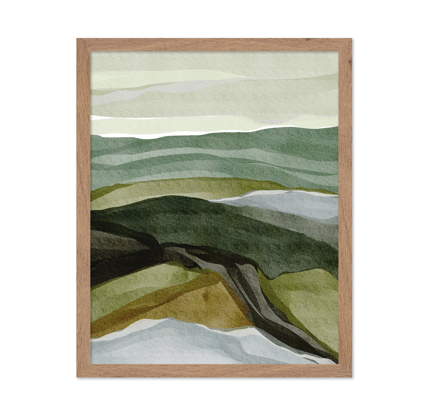 Layered Green Hills