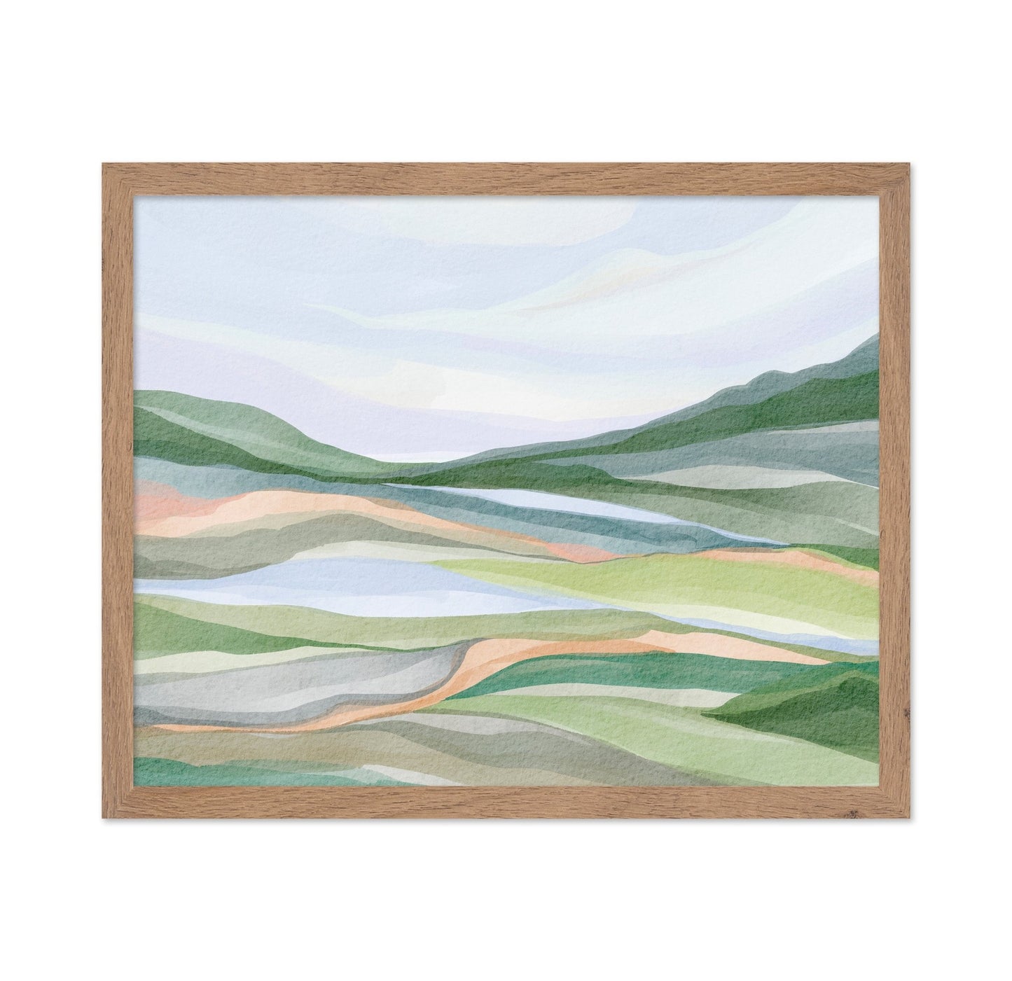 Pastel Highland View