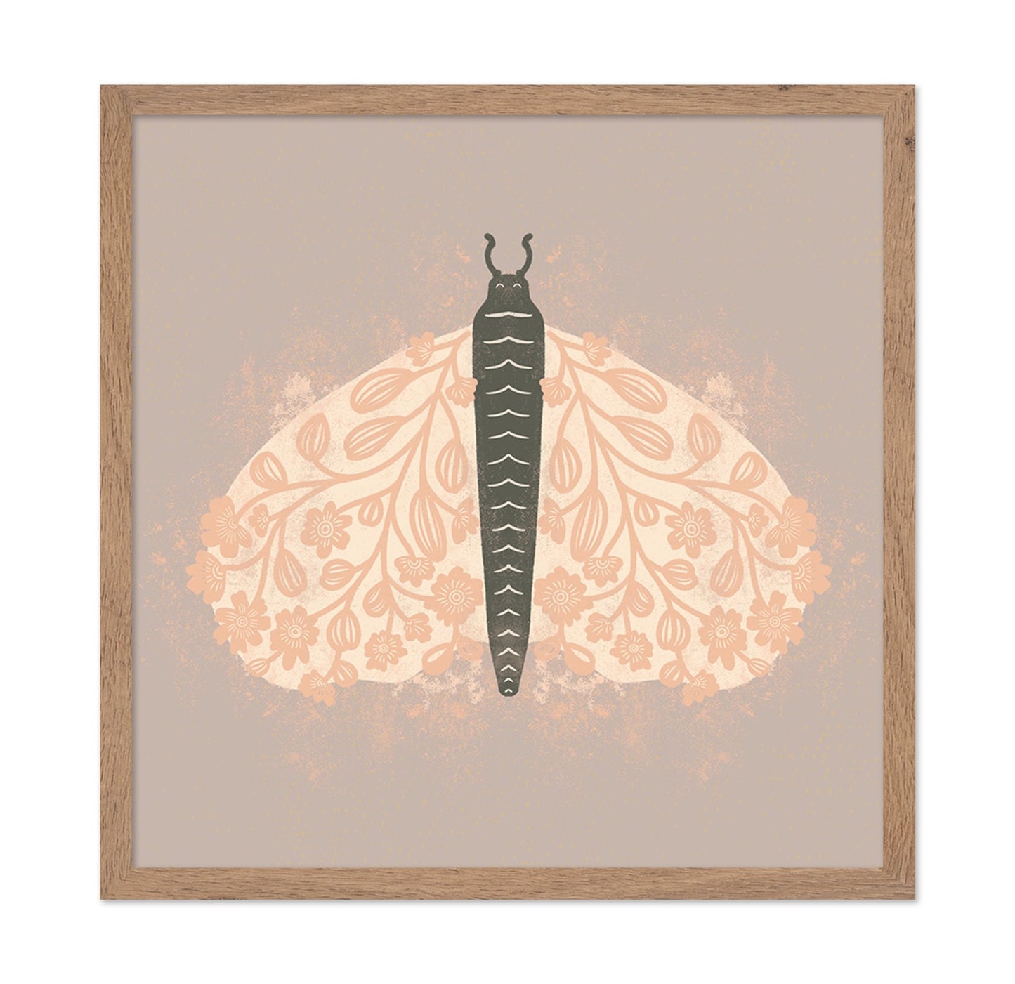 Floral Moth Design