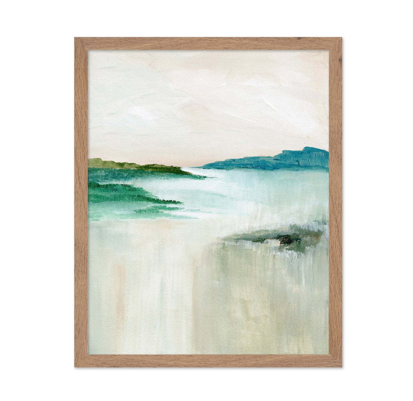 Misty Coastal Horizon