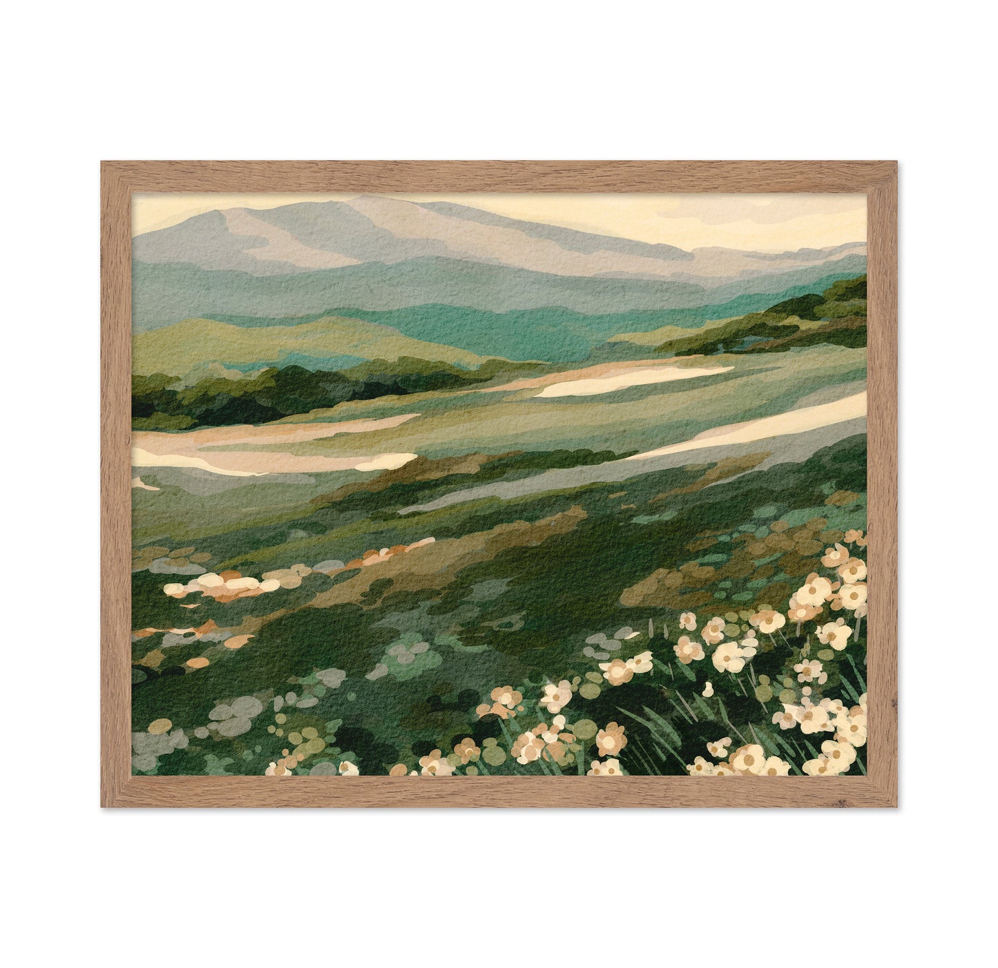 Misty Flower Hills