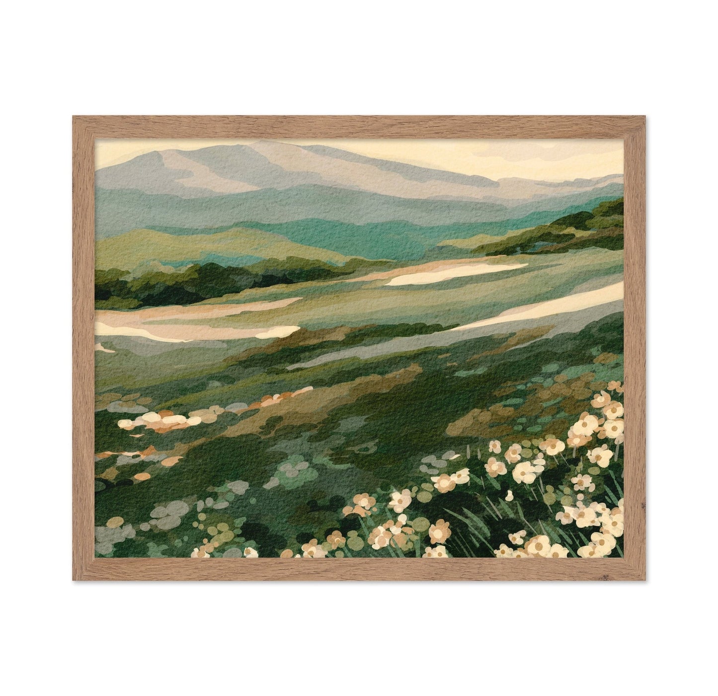 Misty Flower Hills