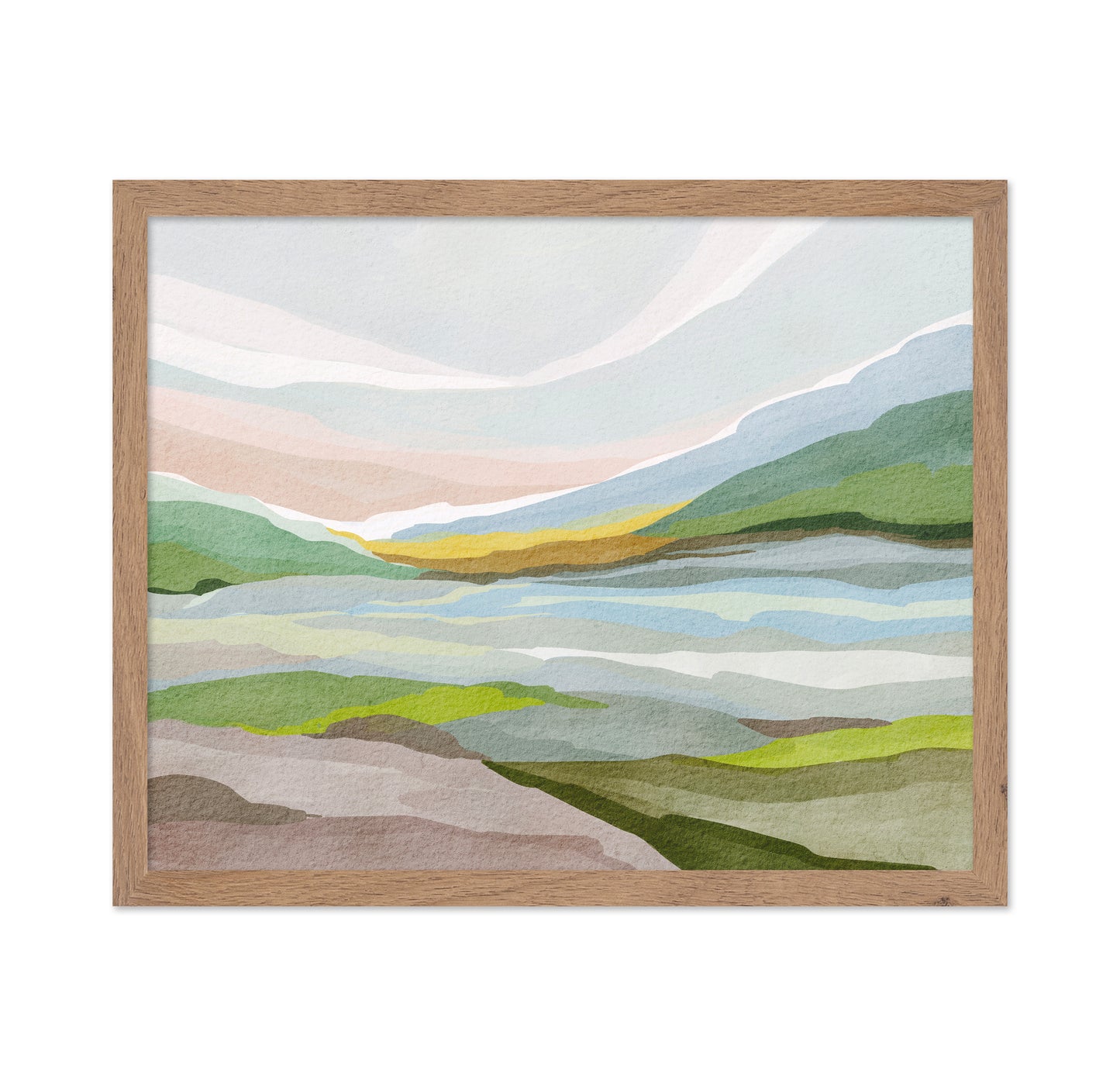 Layered Mountain Horizon