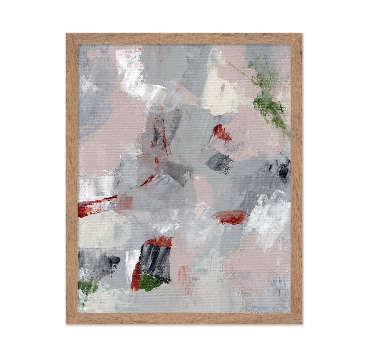 Blush Gray Abstract