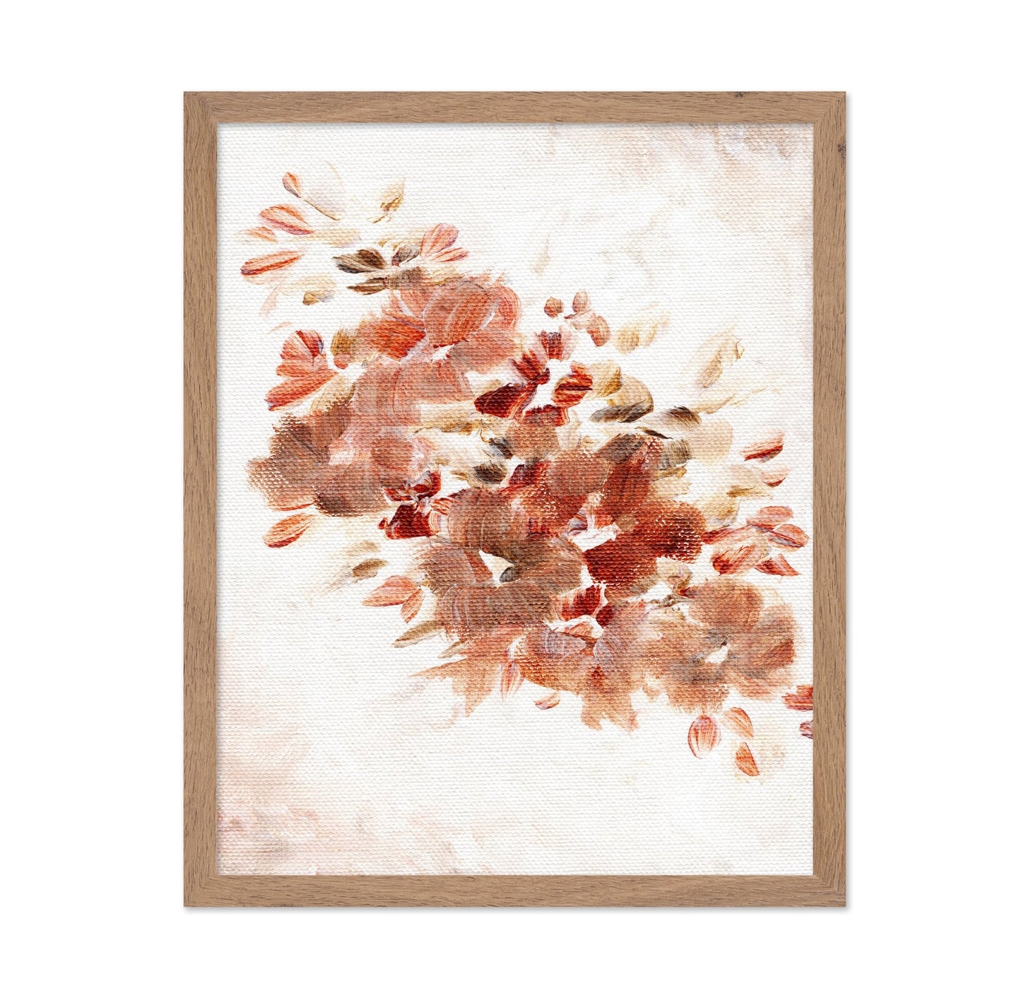 Rust Floral Abstract