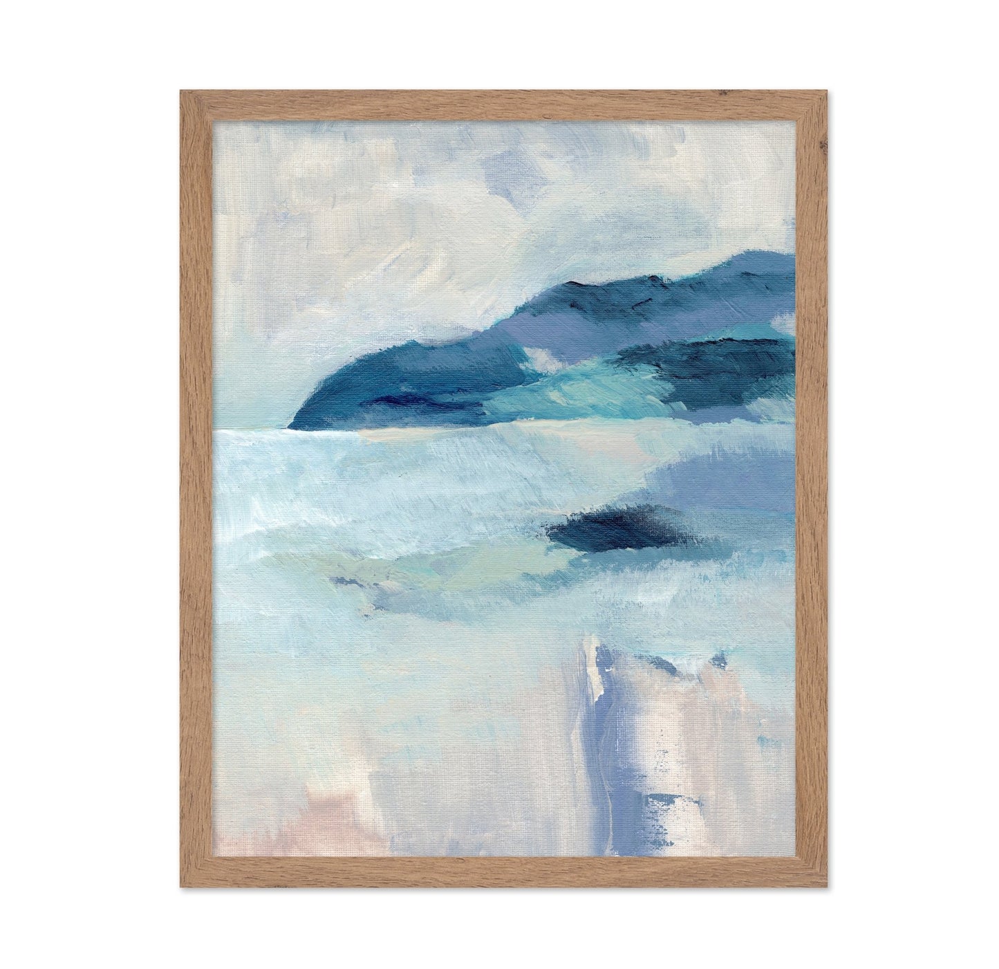 Blue Coastal Landscape