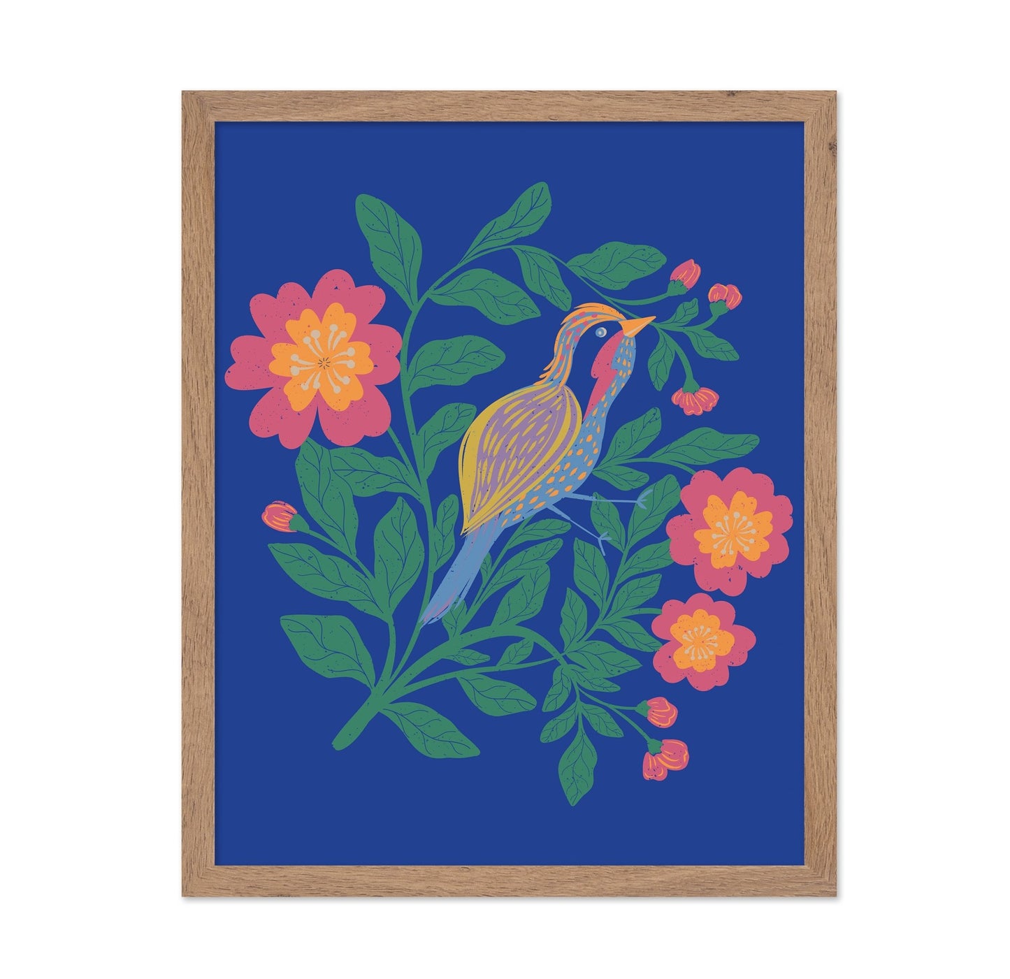 Blue Bird Flower Garden