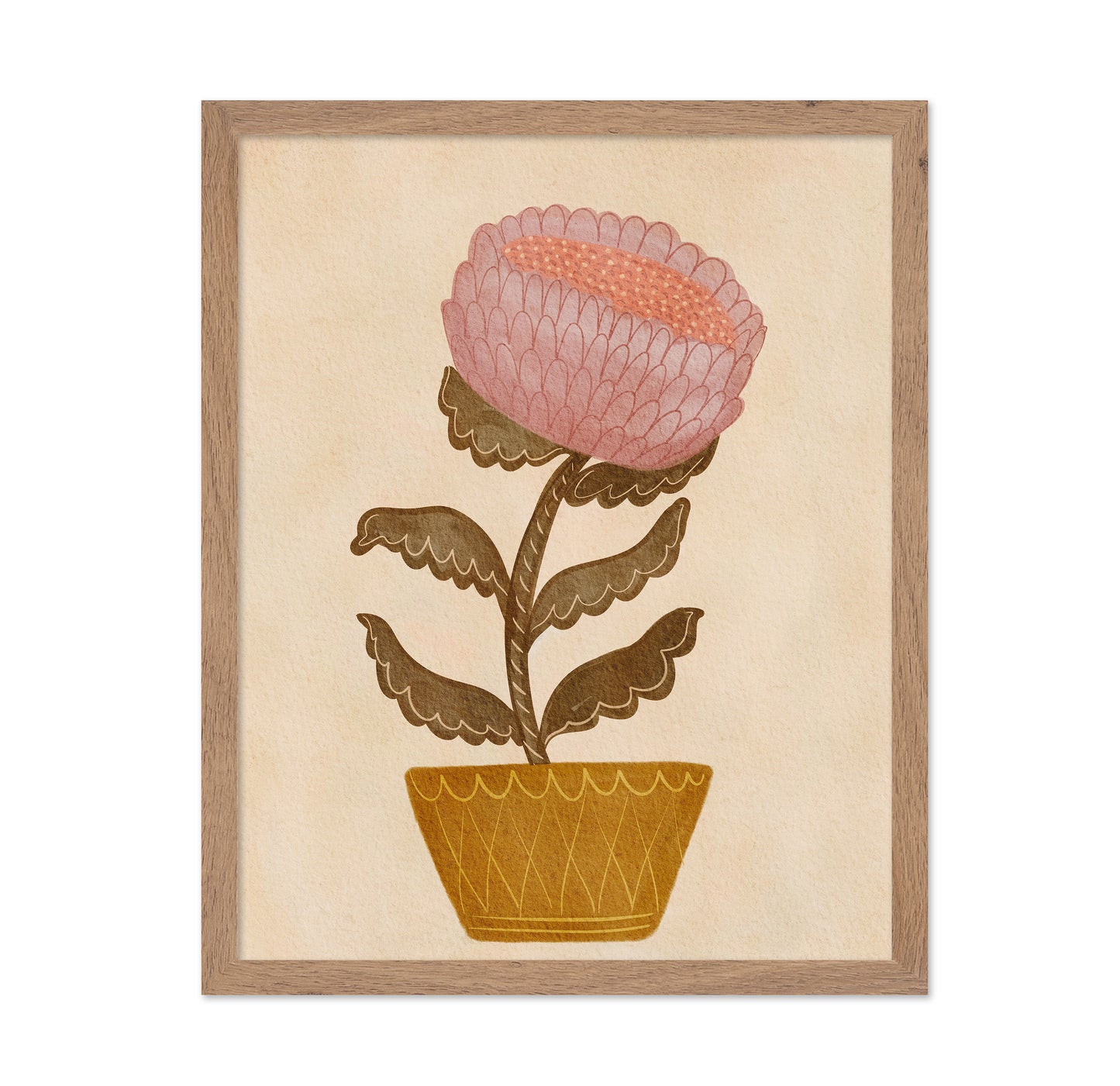 Folk Bloom Pot