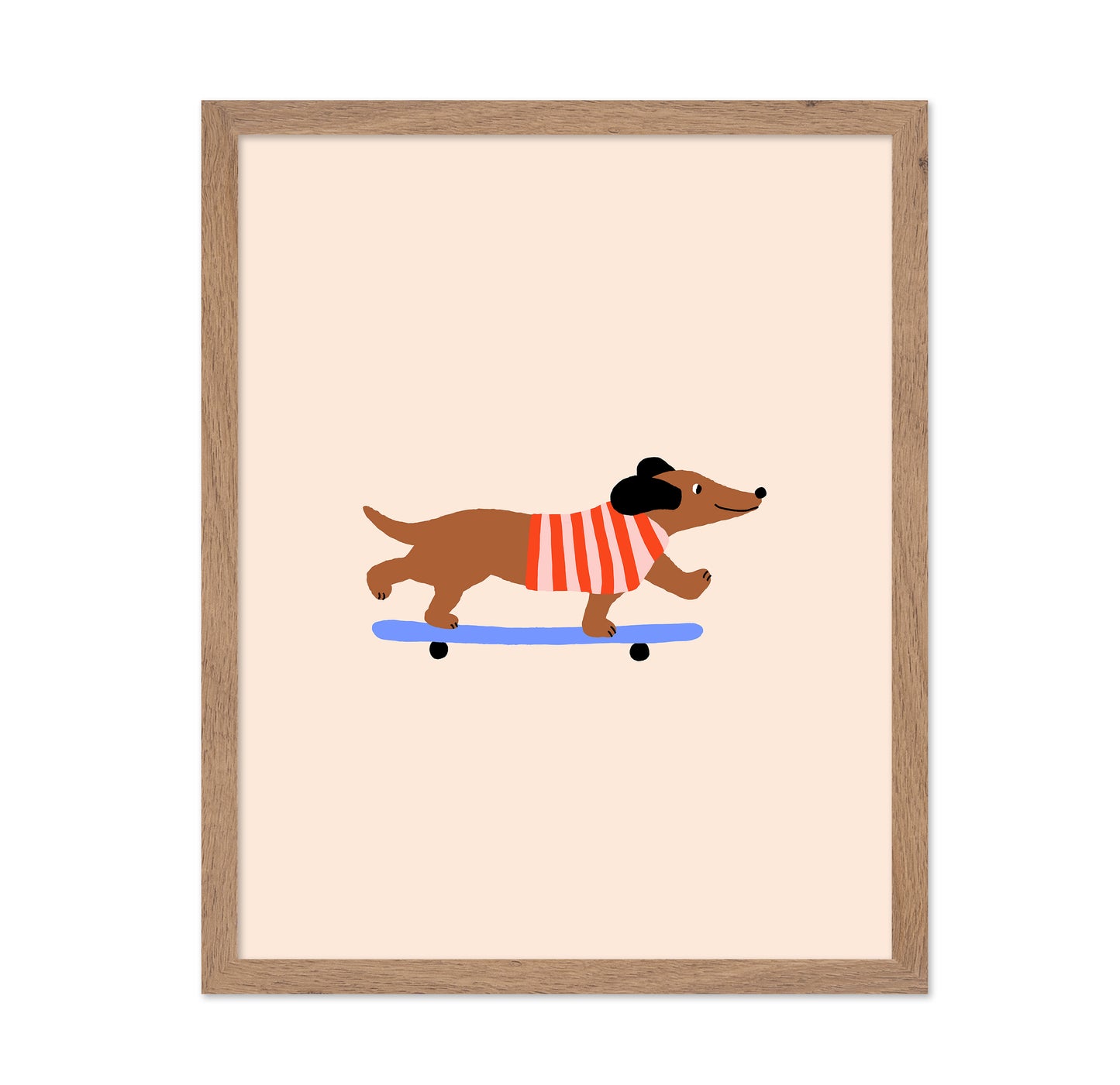 Skating Dachshund