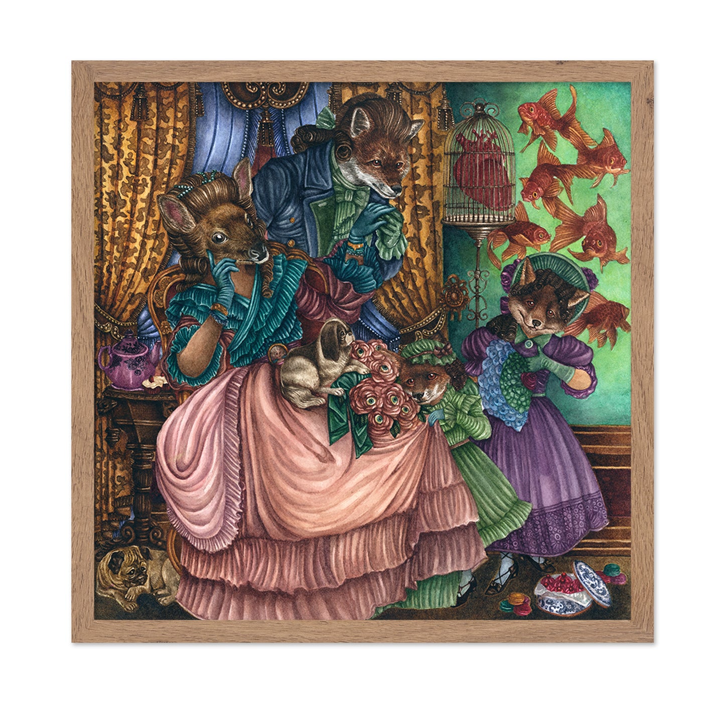 Victorian Animal Family