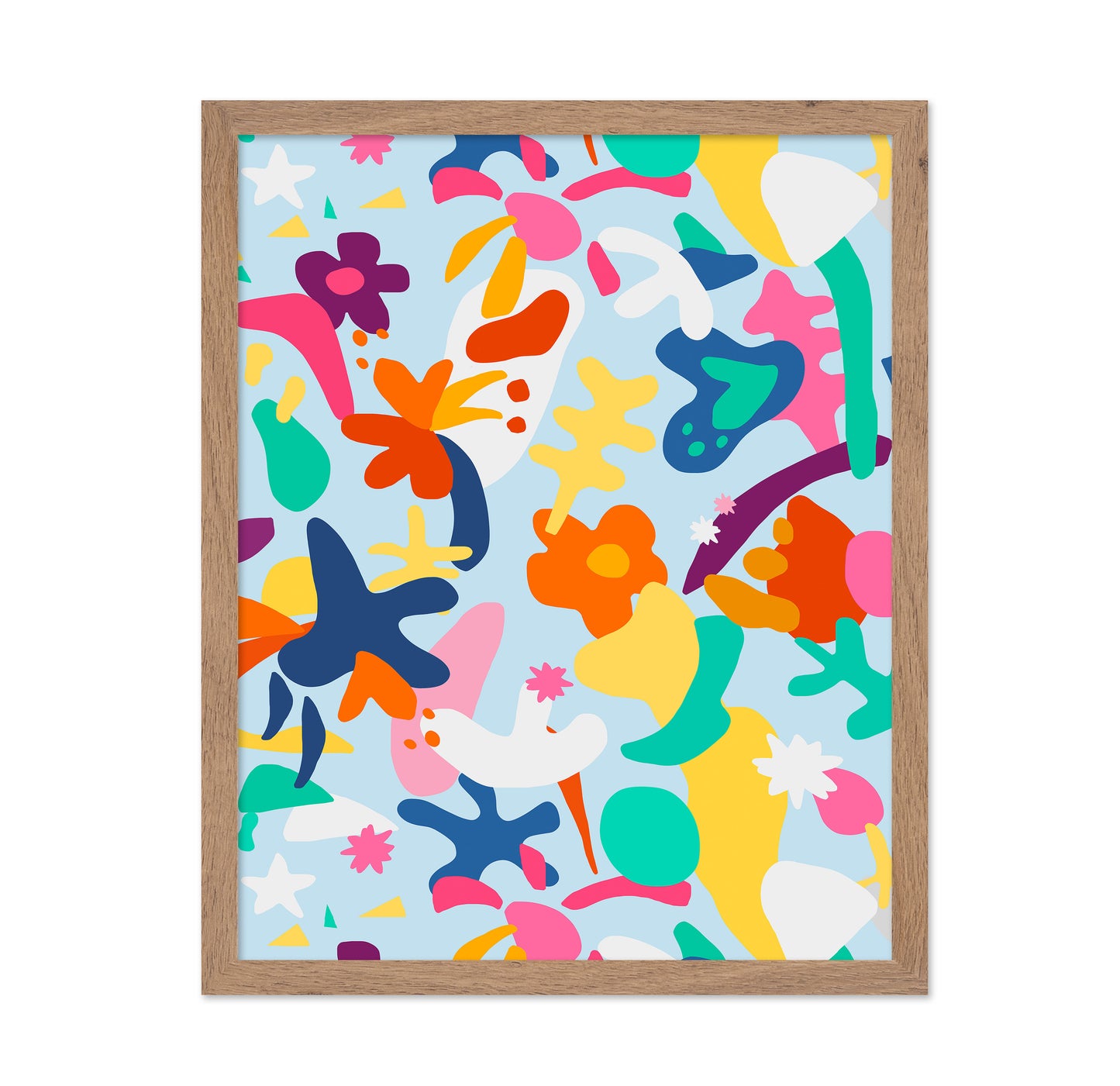 Colorful Organic Shapes No1