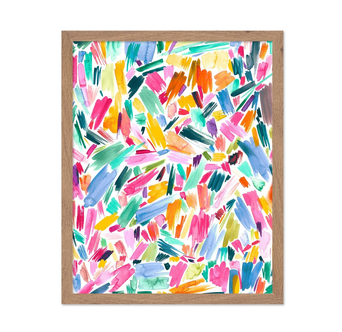 Abstract Brushstroke Pattern
