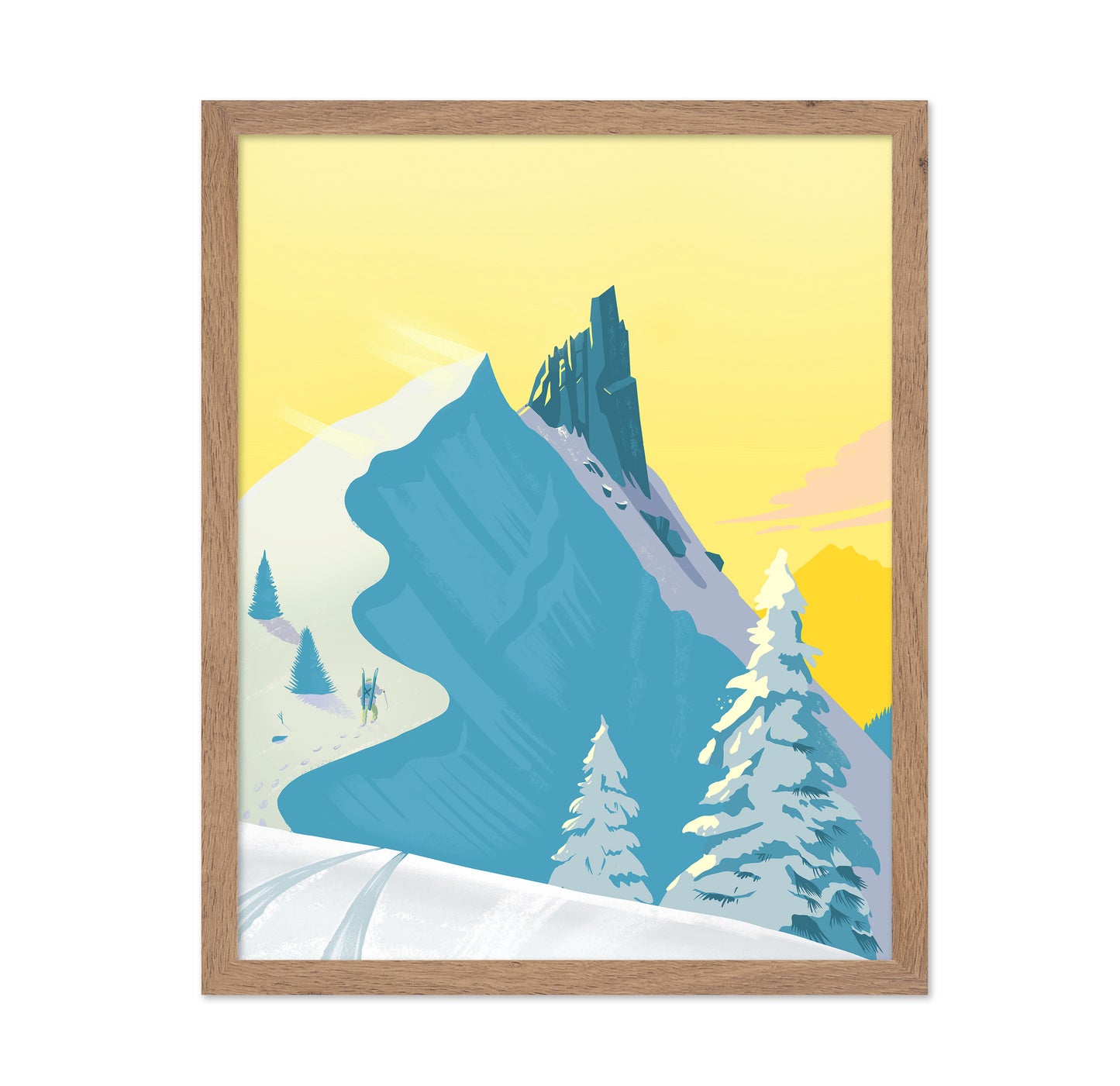 Alpine Ski Ridge