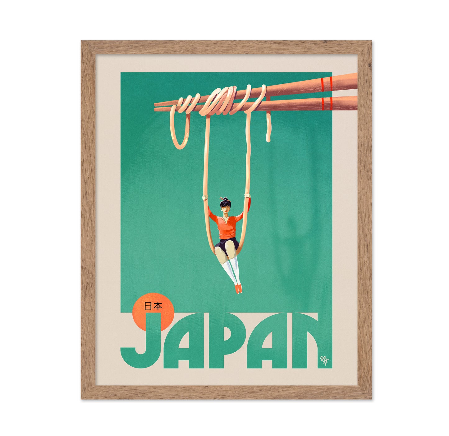 Japan Noodle Poster
