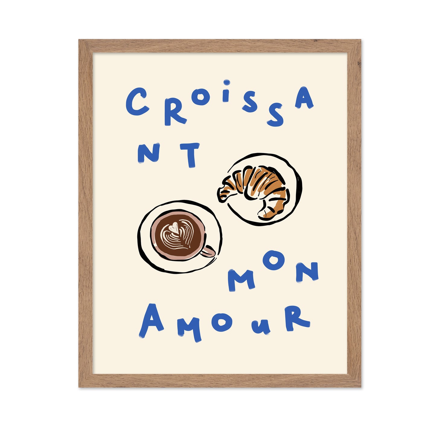 Croissant Cafe Love