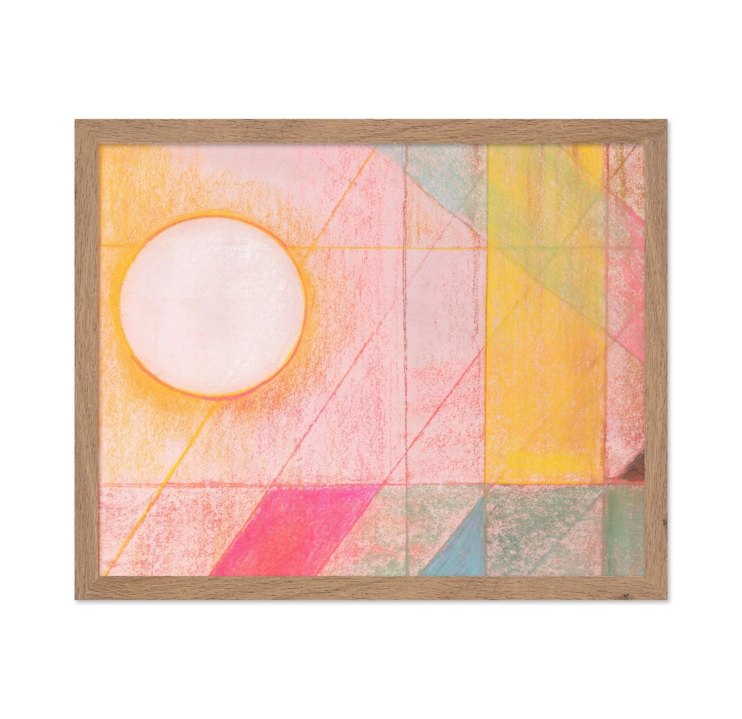 Pastel Sun Geometry