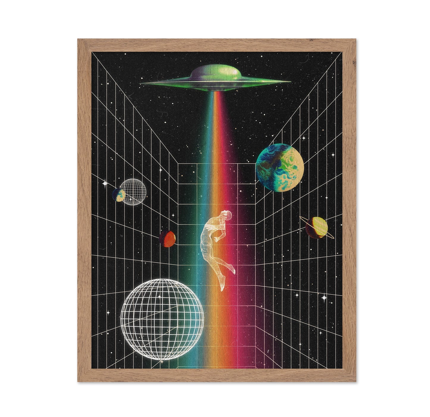 Neon UFO Abduction