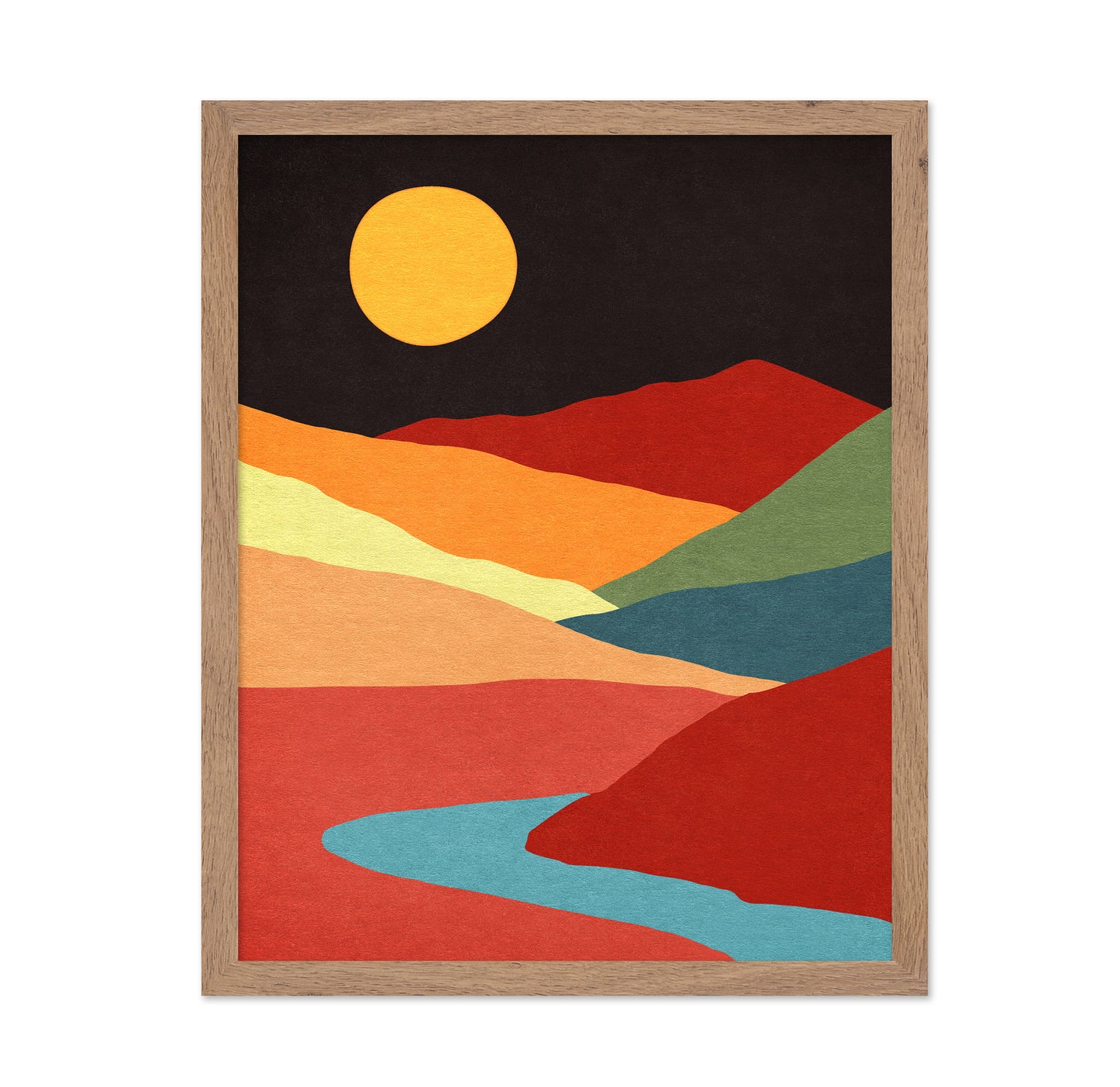 Color Desert Sun