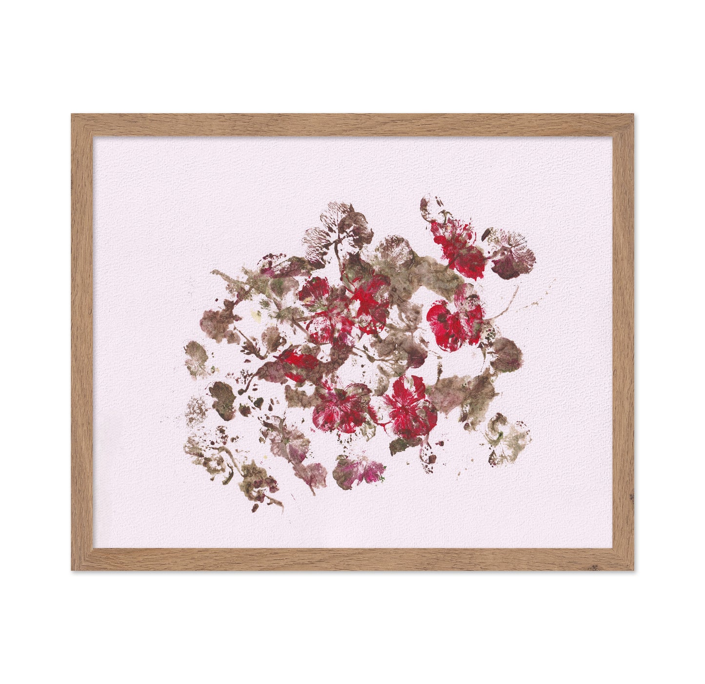 Red Floral Composition
