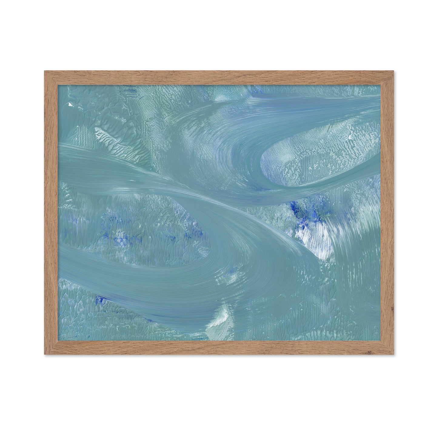 Blue Flow Abstract No2