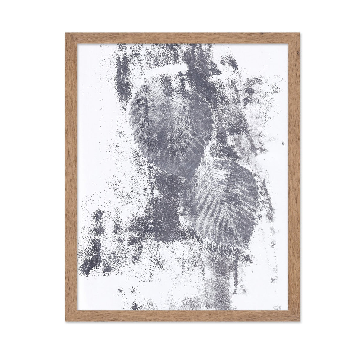 Monochrome Leaf Imprint