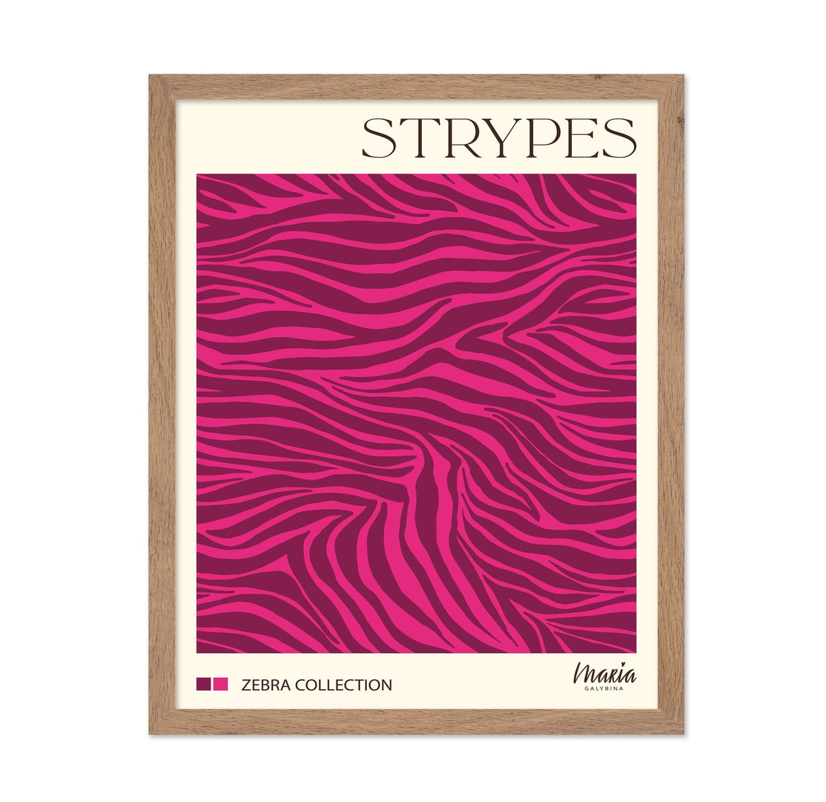 Pink Zebra Pattern
