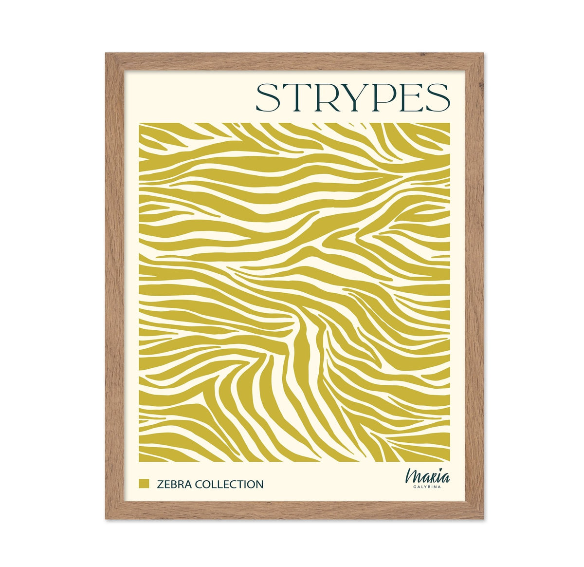 Gold Zebra Pattern