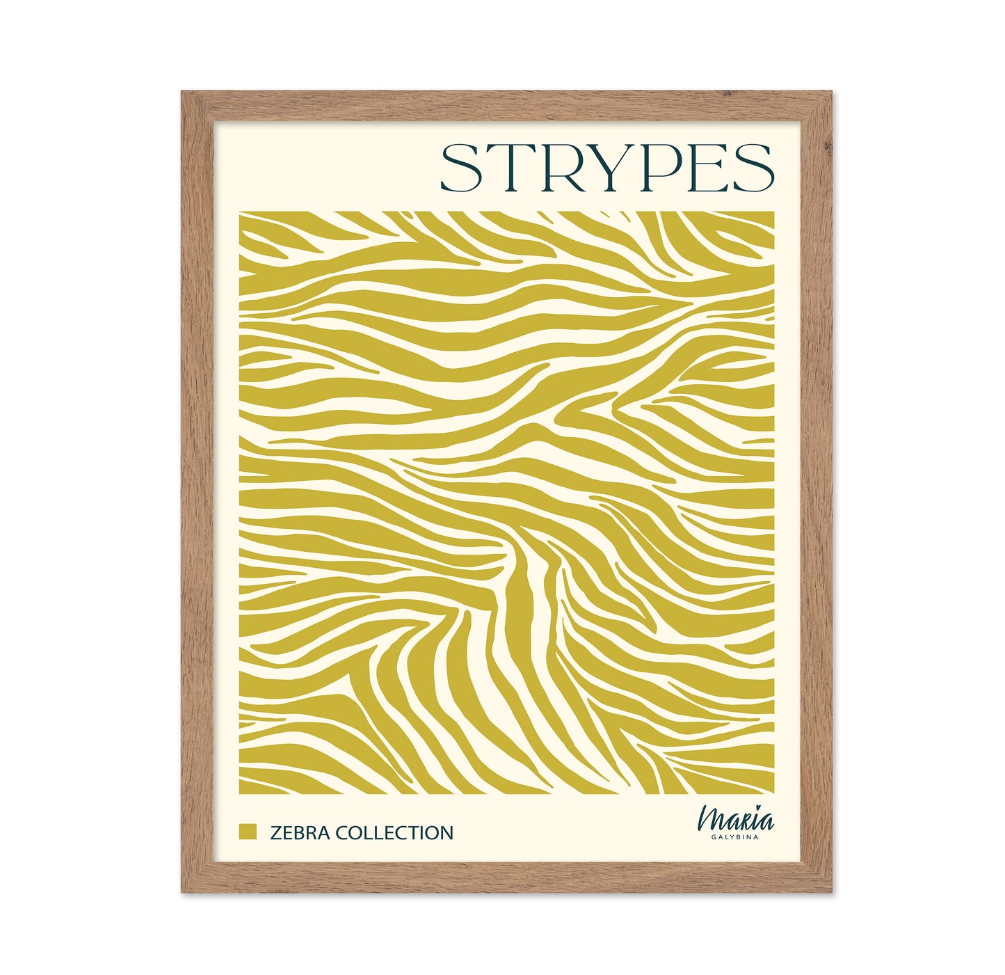 Gold Zebra Pattern